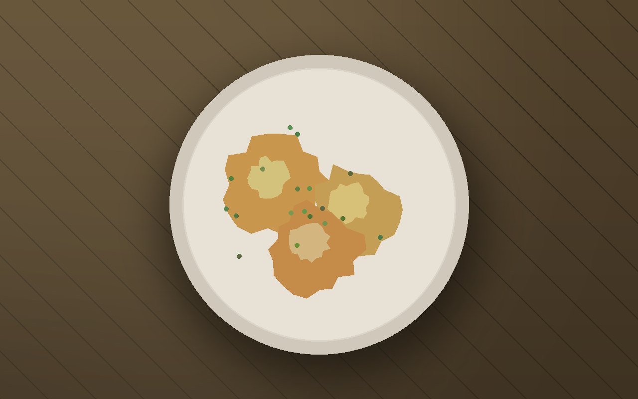 Overhead photo of Garlic Butter Chicken Bites plated and ready to eat