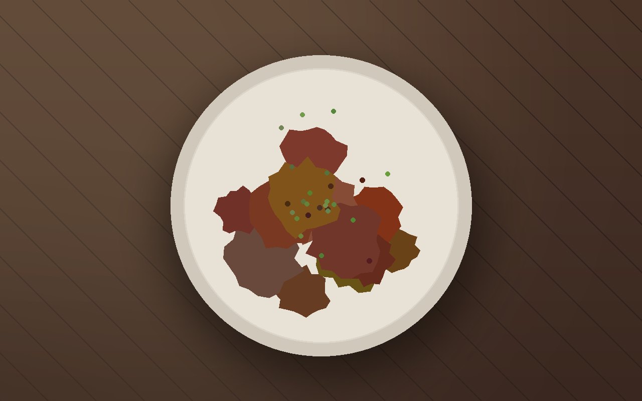 Overhead photo of Ground Beef Stir-Fry plated and ready to eat